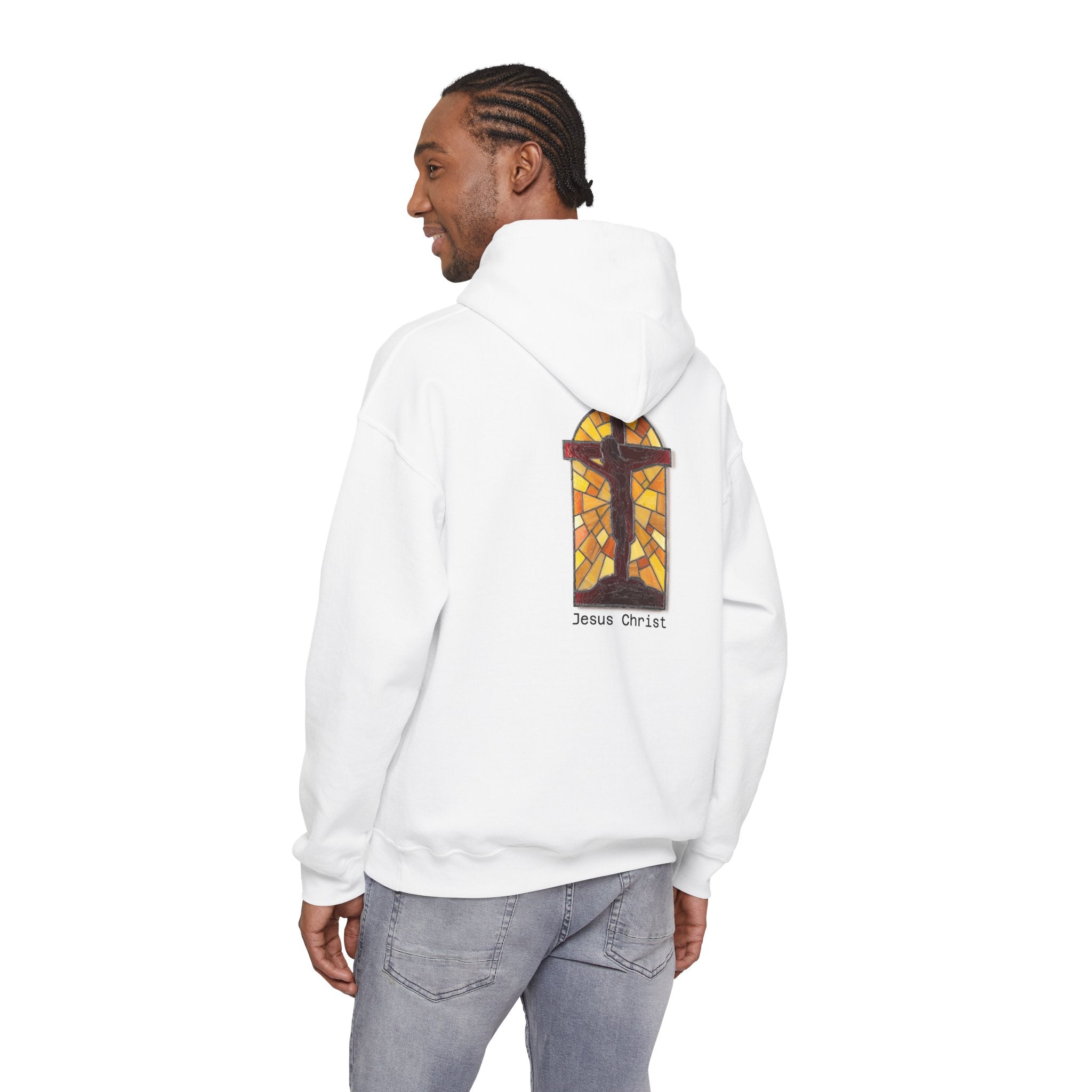 Jesus Christ Stained Glass Hoodie
