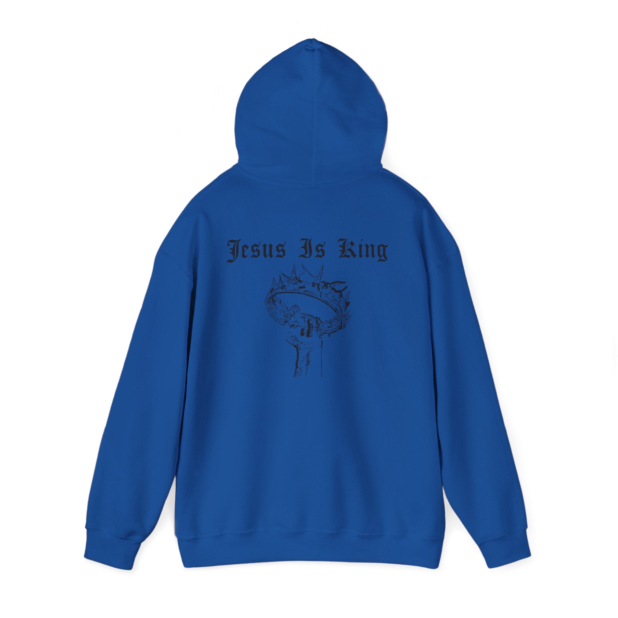 Jesus Is King Crown Of Thorns Hoodie