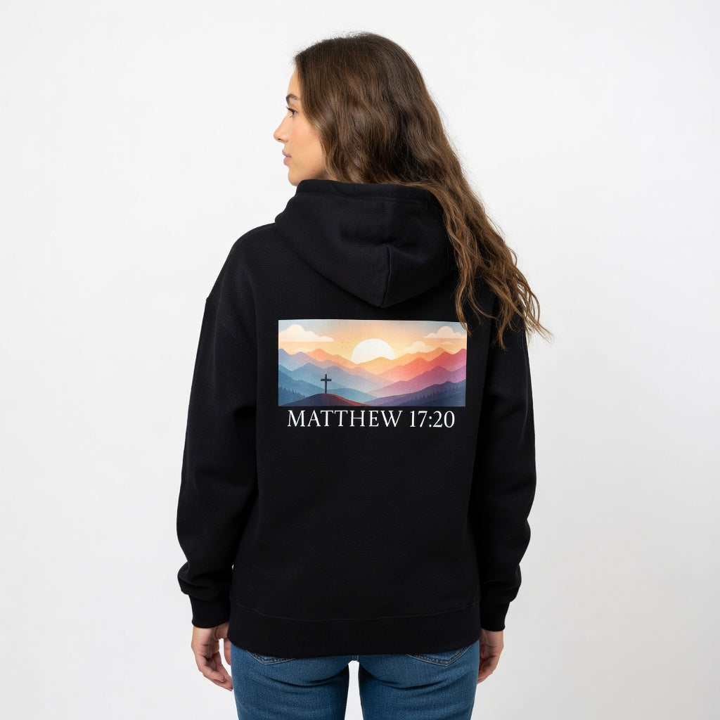 Matthew 17:20 Mountain Range Hoodie